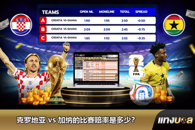 克罗地亚 vs 加纳的比赛赔率是多少？