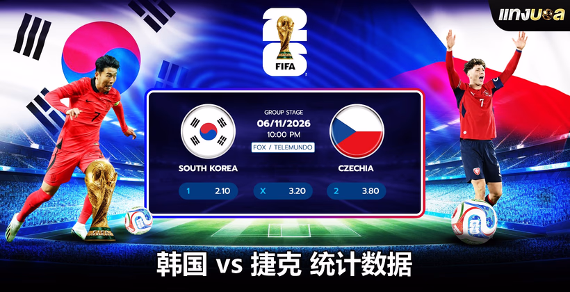 韩国 vs 捷克 统计数据