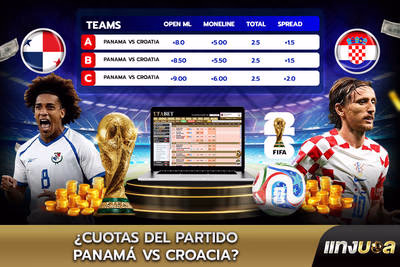 ¿Cuotas del partido Panamá vs Croacia?