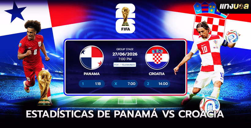 Estadísticas de Panamá vs Croacia