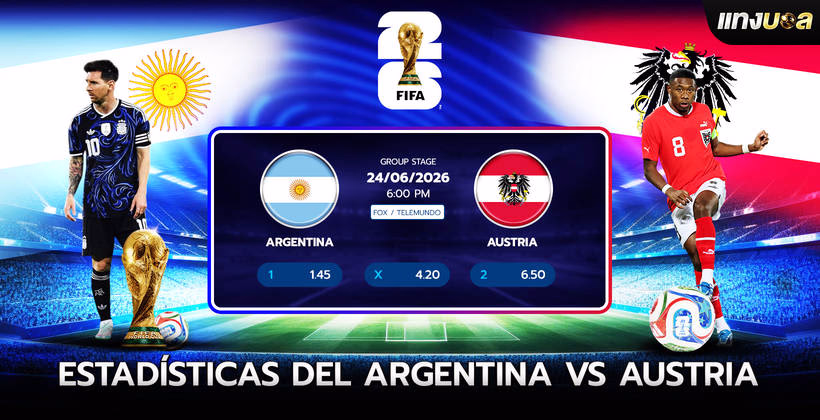 Estadísticas del Argentina vs Austria