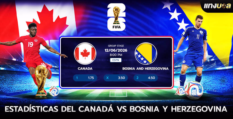 Estadísticas del Canadá vs Bosnia y Herzegovina