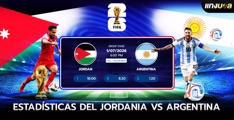 Estadísticas del Jordania vs Argentina