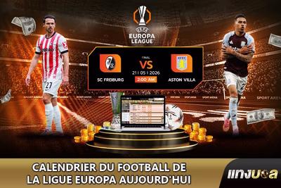 Calendrier du football de la Ligue Europa aujourd'hui