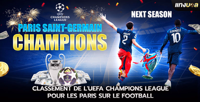 Classement de l'UEFA Champions League pour les paris sur le football