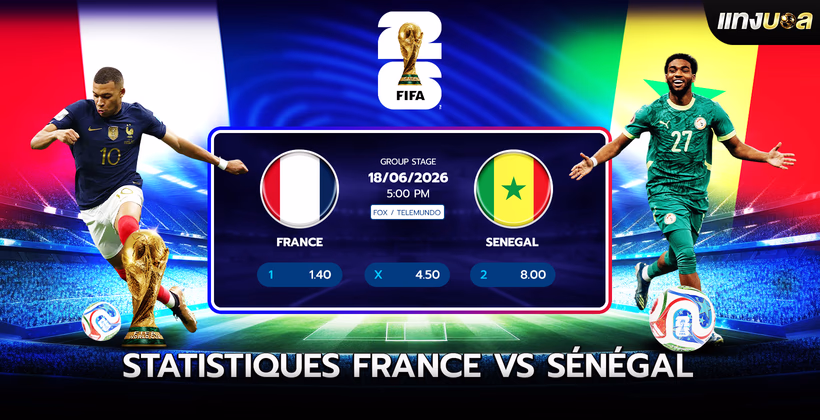 Statistiques France vs Sénégal