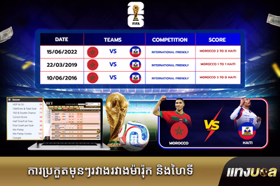 ការប្រកួតមុនៗរវាងរវាងម៉ារ៉ុក និងហៃទី