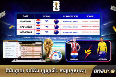 ប៉ារ៉ាហ្គាយ ទល់នឹង អូស្ត្រាលី៖ ការប្រកួតមុនៗ