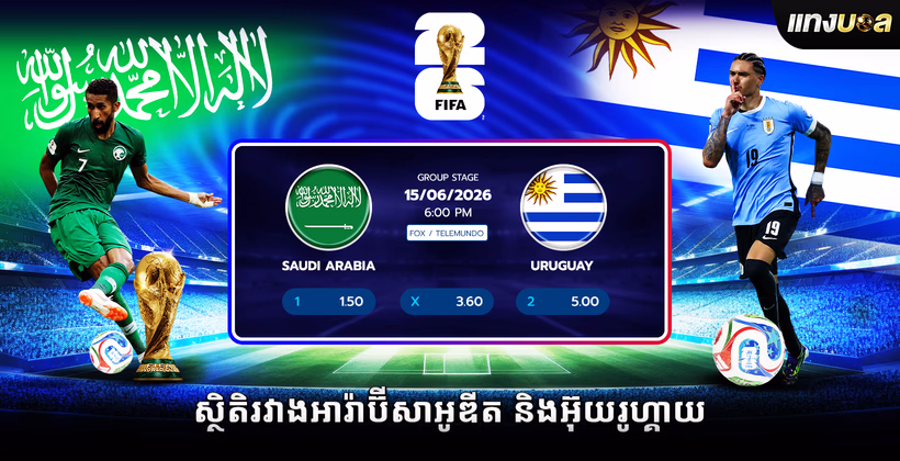 ស្ថិតិ​រវាង​អារ៉ាប៊ីសាអូឌីត និង​អ៊ុយរូហ្គាយ