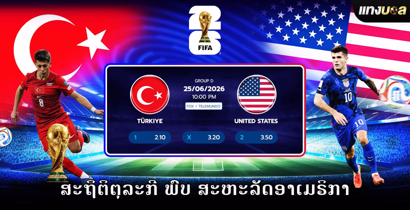 ສະຖິຕິຕຸລະກີ ພົບ ສະຫະລັດອາເມຣິກາ