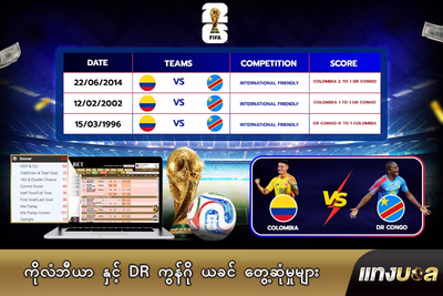 ကိုလံဘီယာ နှင့် DR ကွန်ဂို ယခင် တွေ့ဆုံမှုများ