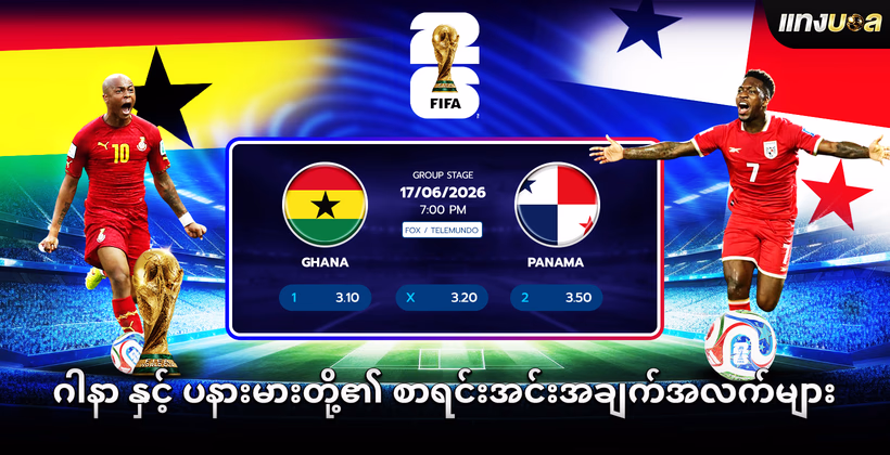 ဂါနာ နှင့် ပနားမားတို့၏ စာရင်းအင်းအချက်အလက်များ