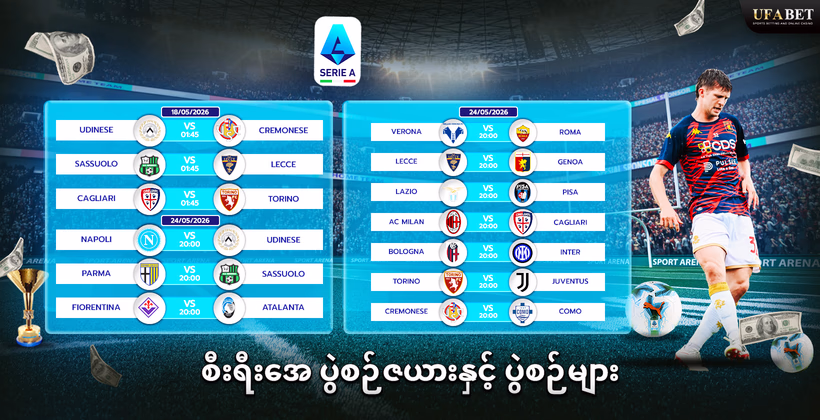 စီးရီးအေ ပွဲစဉ်ဇယားနှင့် ပွဲစဉ်များ