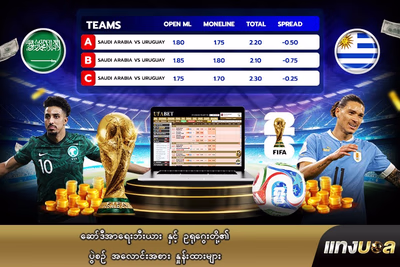 ဆော်ဒီအာရေးဘီးယား နှင့် ဥရုဂွေးတို့၏ ပွဲစဉ် အလောင်းအစား နှုန်းထားများ