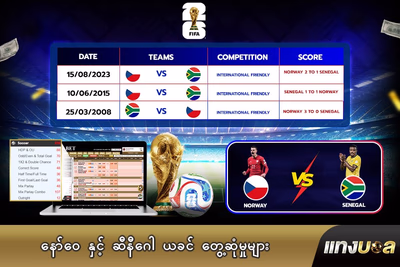နော်ဝေ နှင့် ဆီနီဂေါ ယခင် တွေ့ဆုံမှုများ