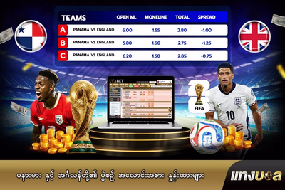 ပနားမား နှင့် အင်္ဂလန်တို့၏ ပွဲစဉ် အလောင်းအစား နှုန်းထားများ