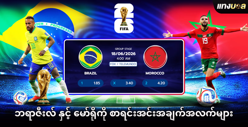 ဘရာဇီးလ် နှင့် မော်ရိုကို စာရင်းအင်းအချက်အလက်များ