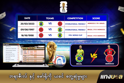 ဘရာဇီးလ် နှင့် မော်ရိုကို ယခင် တွေ့ဆုံမှုများ