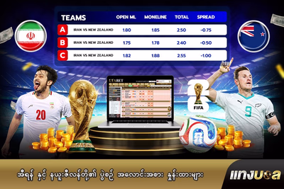 အီရန် နှင့် နယူးဇီလန်တို့၏ ပွဲစဉ် အလောင်းအစား နှုန်းထားများ