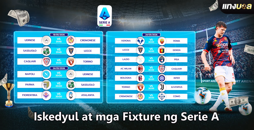 Iskedyul at mga Fixture ng Serie A