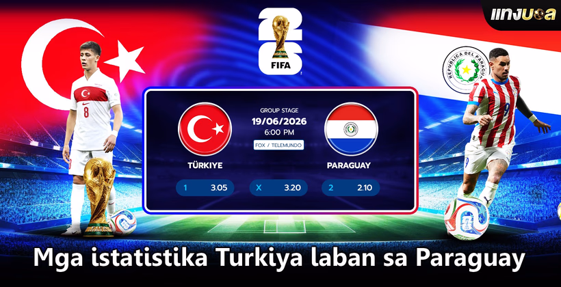 Mga istatistika Turkiya laban sa Paraguay