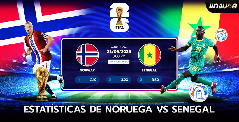 Estatísticas de Noruega vs Senegal