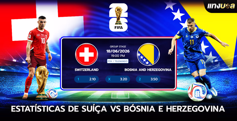 Estatísticas de Suíça vs Bósnia e Herzegovina