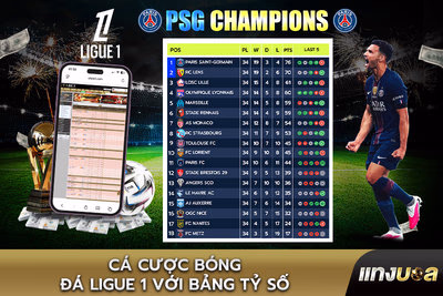 Cá cược bóng đá Ligue 1 với Bảng điểm