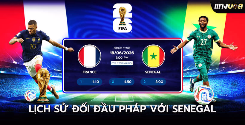 Thống kê tỷ số Pháp với Senegal