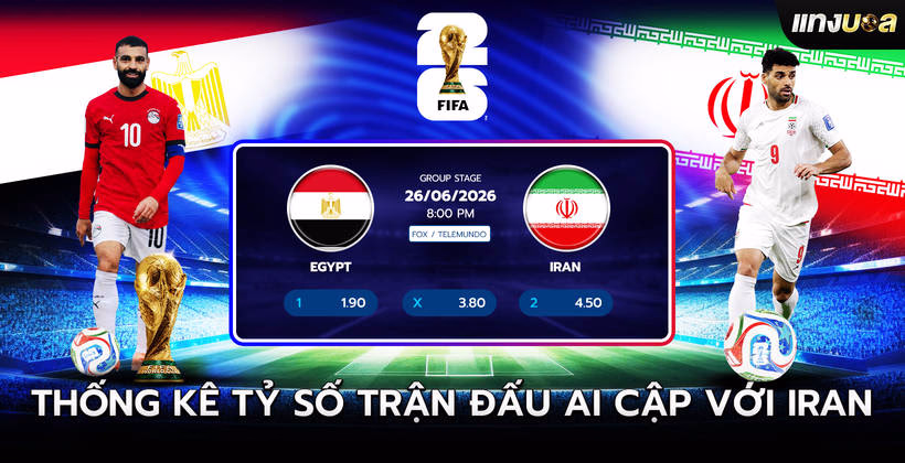 Thống kê Tỷ số Trận đấu Ai Cập với Iran