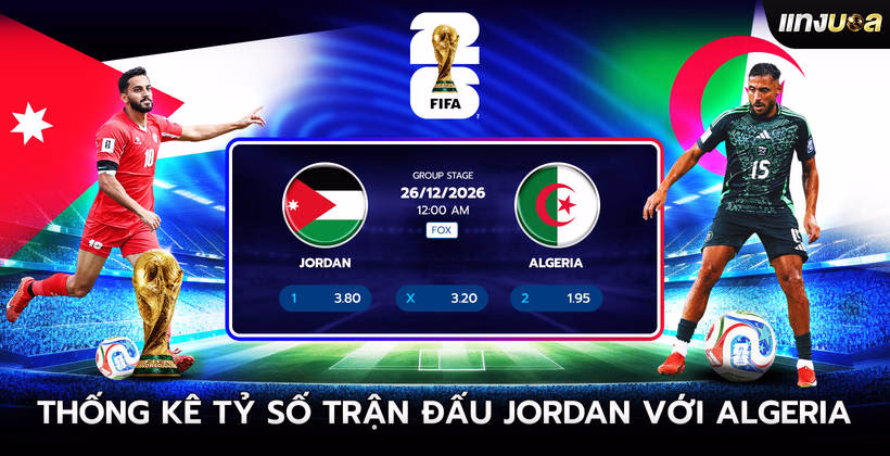 Thống kê Tỷ số trận đấu Jordan với Algeria