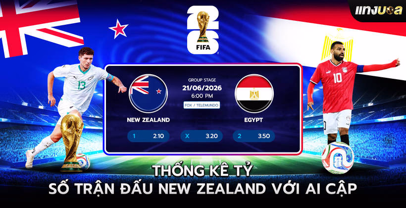 Thống kê tỷ số trận đấu New Zealand với Ai Cập