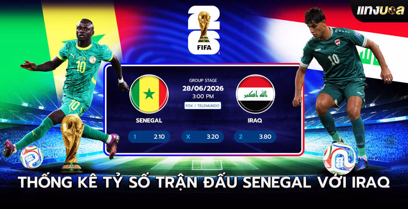 Thống kê Tỷ số Trận đấu Senegal với Iraq