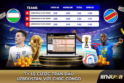 Tỷ lệ Cược Trận Đấu Uzbekistan với CHDC Congo