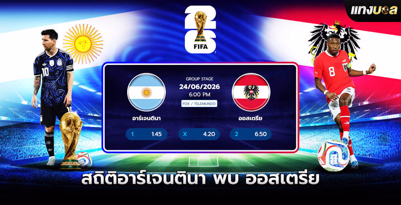 สถิติอาร์เจนตินา พบ ออสเตรีย