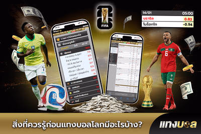 สิ่งที่ควรรู้ก่อนแทงบอลโลกมีอะไรบ้าง?